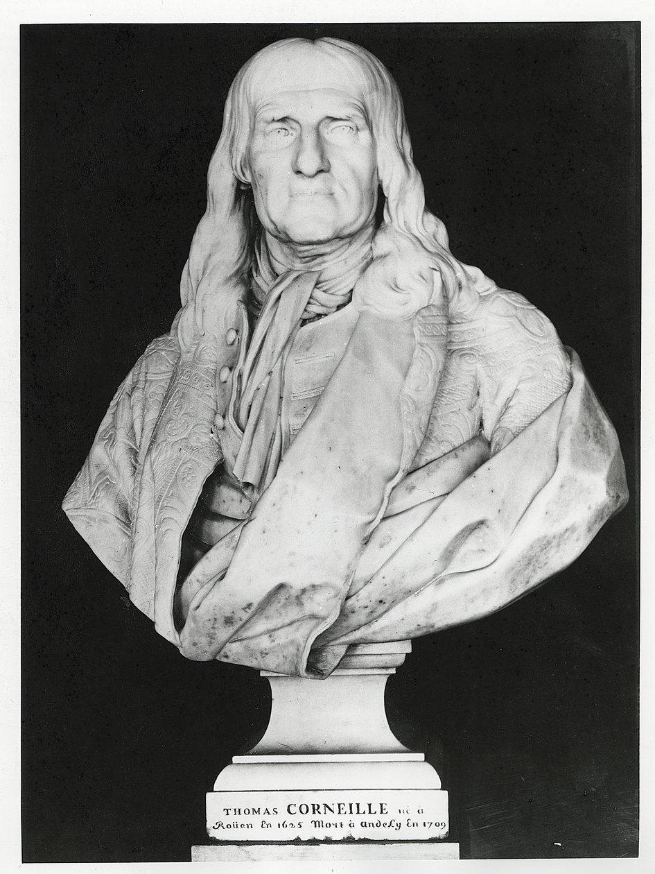Thomas Corneille (márvány) alkotó: Jean Jacques Caffieri