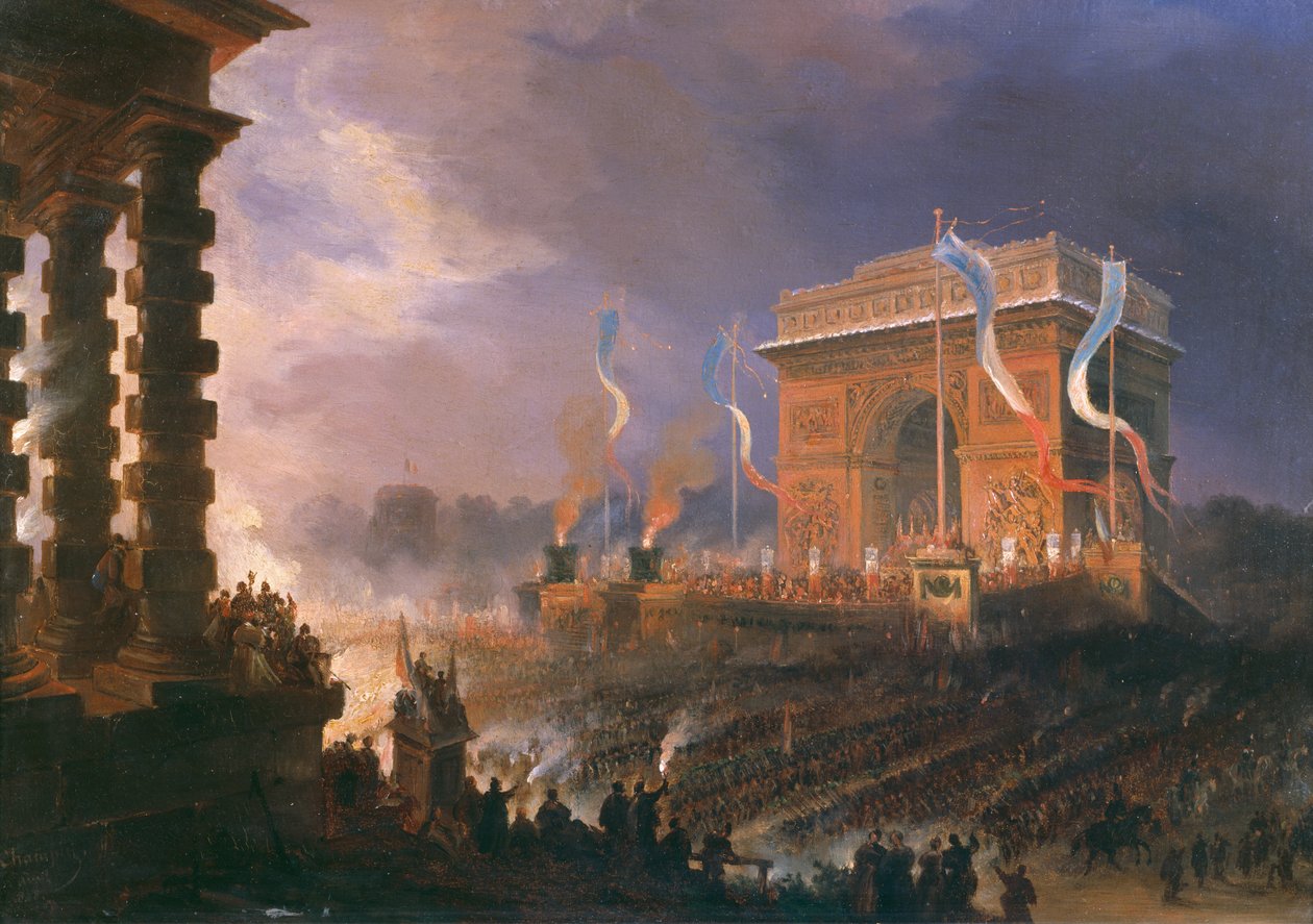 A Diadalív Testvériségének Fesztiválja, 1848. április 24 alkotó: Jean Jacques Champin