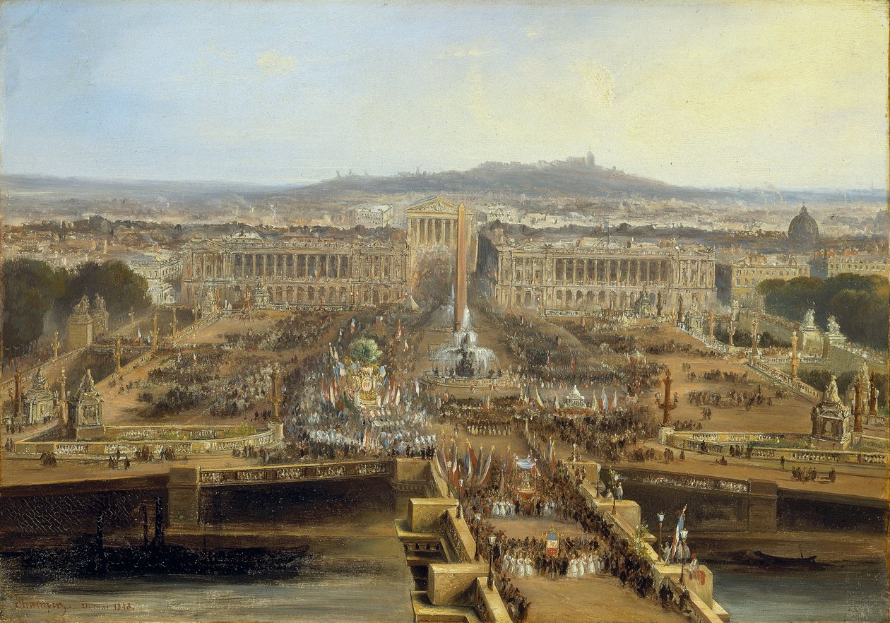 A Concord ünnepe, 1848. május 21. Champ-de-Marsban, 1848. alkotó: Jean Jacques Champin