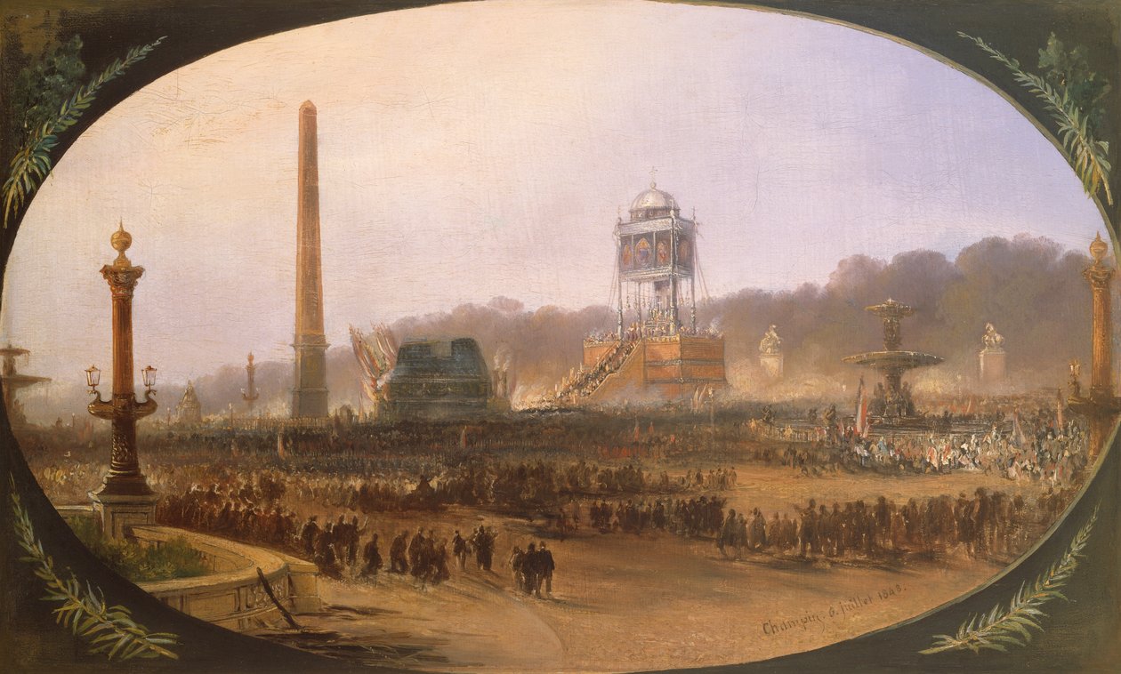 1848. júniusi áldozatok temetése alkotó: Jean Jacques Champin