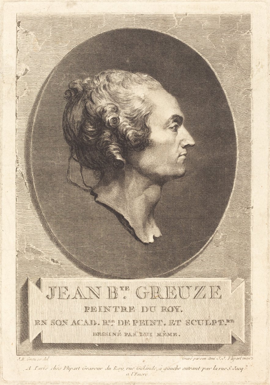 Jean-Baptiste Greuze alkotó: Jean Jacques Flipart after Jean Baptiste Greuze
