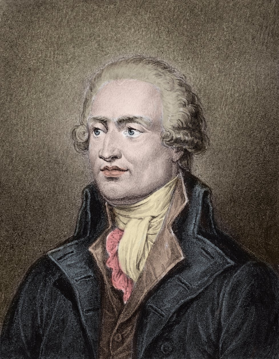 Marie Jean Antoine Nicolas de Caritat, Marquis de Condorcet (1743 - 1794) portréja, vésette: Jean Jacques Frilley (1797-a1850) alkotó: Jean Jacques Frilley