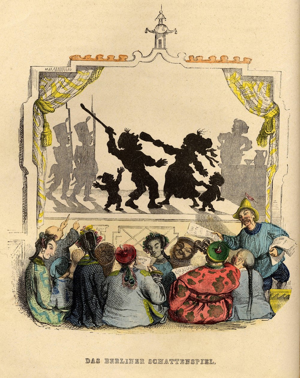 A berlini árnyjáték, 1840-es évek alkotó: Jean Jacques Grandville
