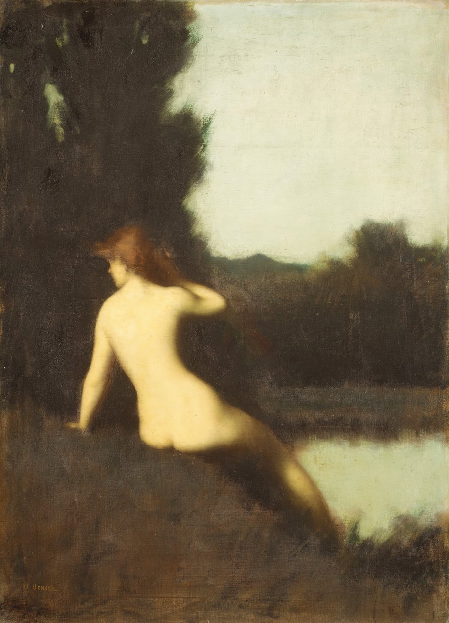 Fürdővisszhang, 1881. alkotó: Jean Jacques Henner