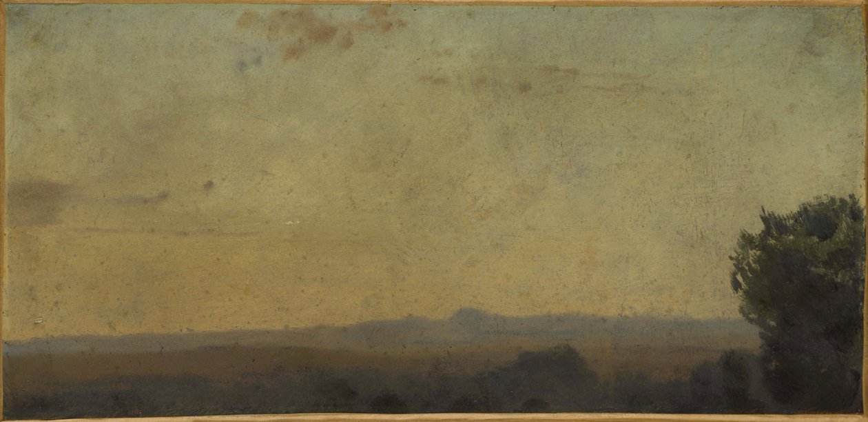 Olasz tájkép, 1859 és 1864 között (olaj, vászon) alkotó: Jean Jacques Henner