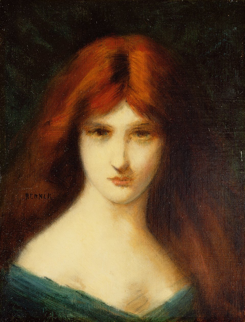 Egy hölgy portréja alkotó: Jean Jacques Henner