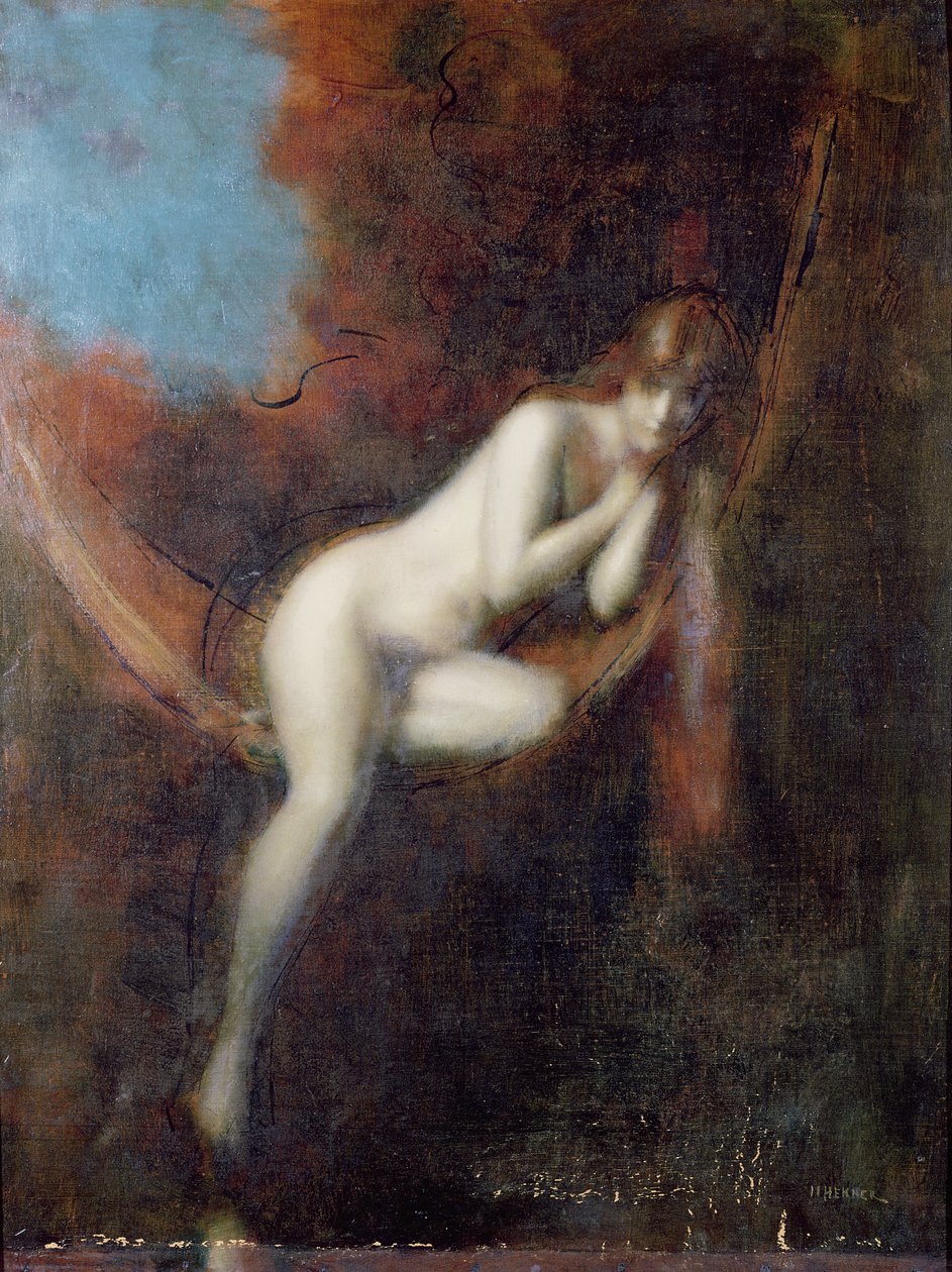 Sarah Bathing, 1902 alkotó: Jean Jacques Henner