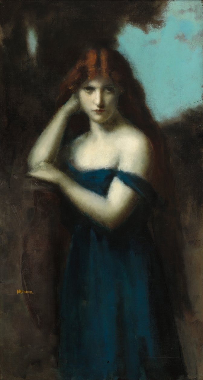 Álló nő, 1903 körül alkotó: Jean Jacques Henner