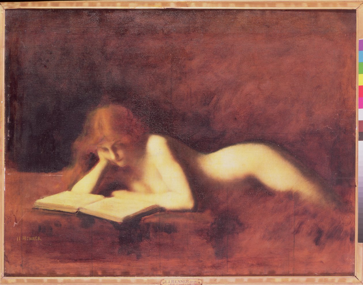 Az olvasó alkotó: Jean Jacques Henner