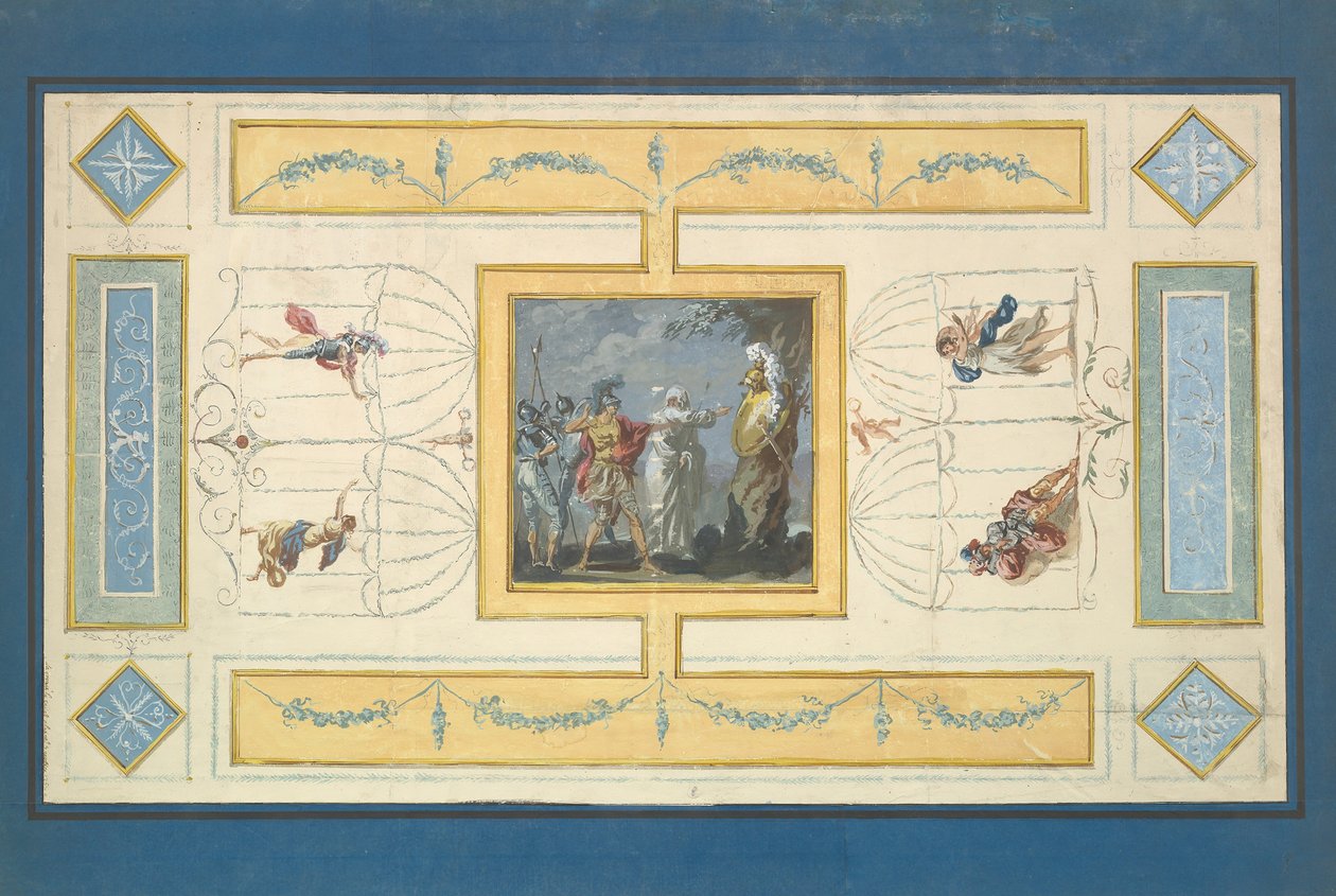 Study for a Ceiling, n.d. alkotó: Jean Jacques Lagrenee