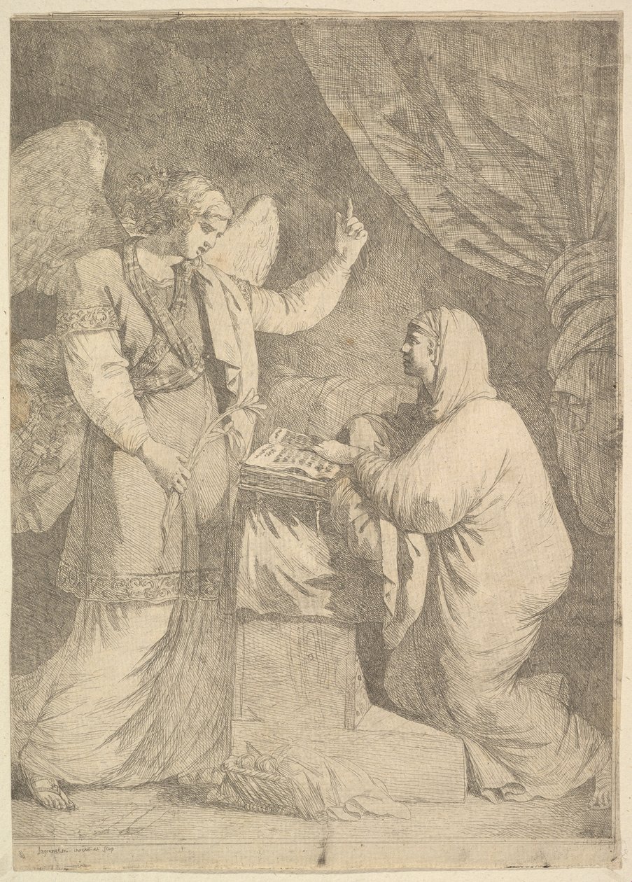 Angyali üdvözlet, 1762-63. alkotó: Jean Jacques Lagrenee