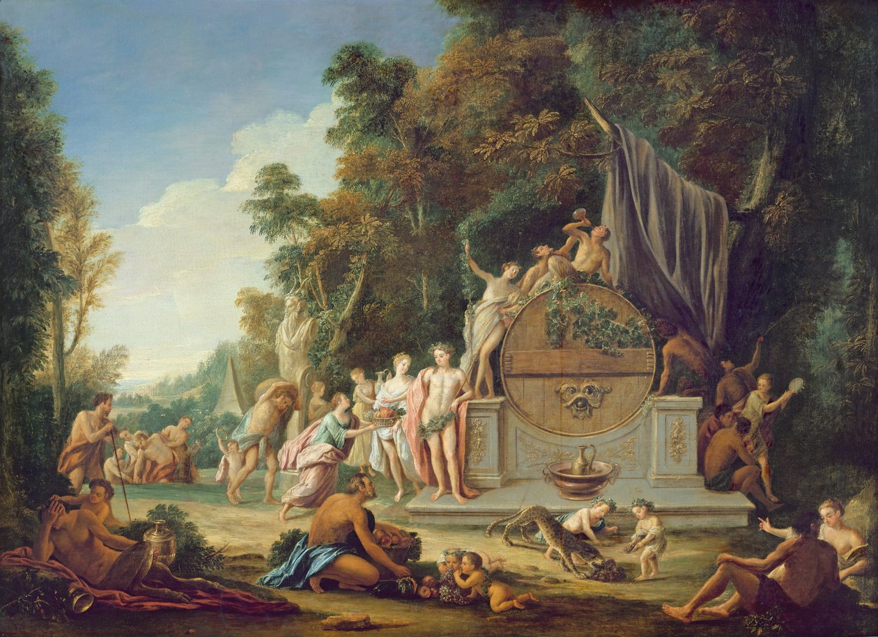 Fete Galante Bacchus tiszteletére alkotó: Jean Jacques Spoede