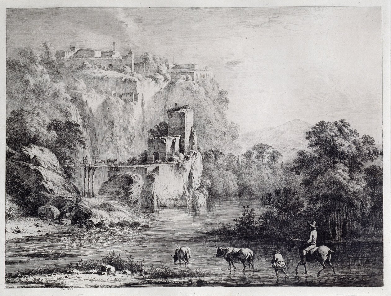 Egy lovas, 1800 alkotó: Jean Jacques de Boissieu