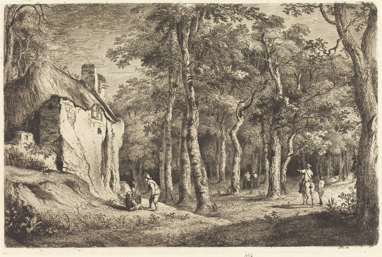 Entree de Foret alkotó: Jean Jacques de Boissieu