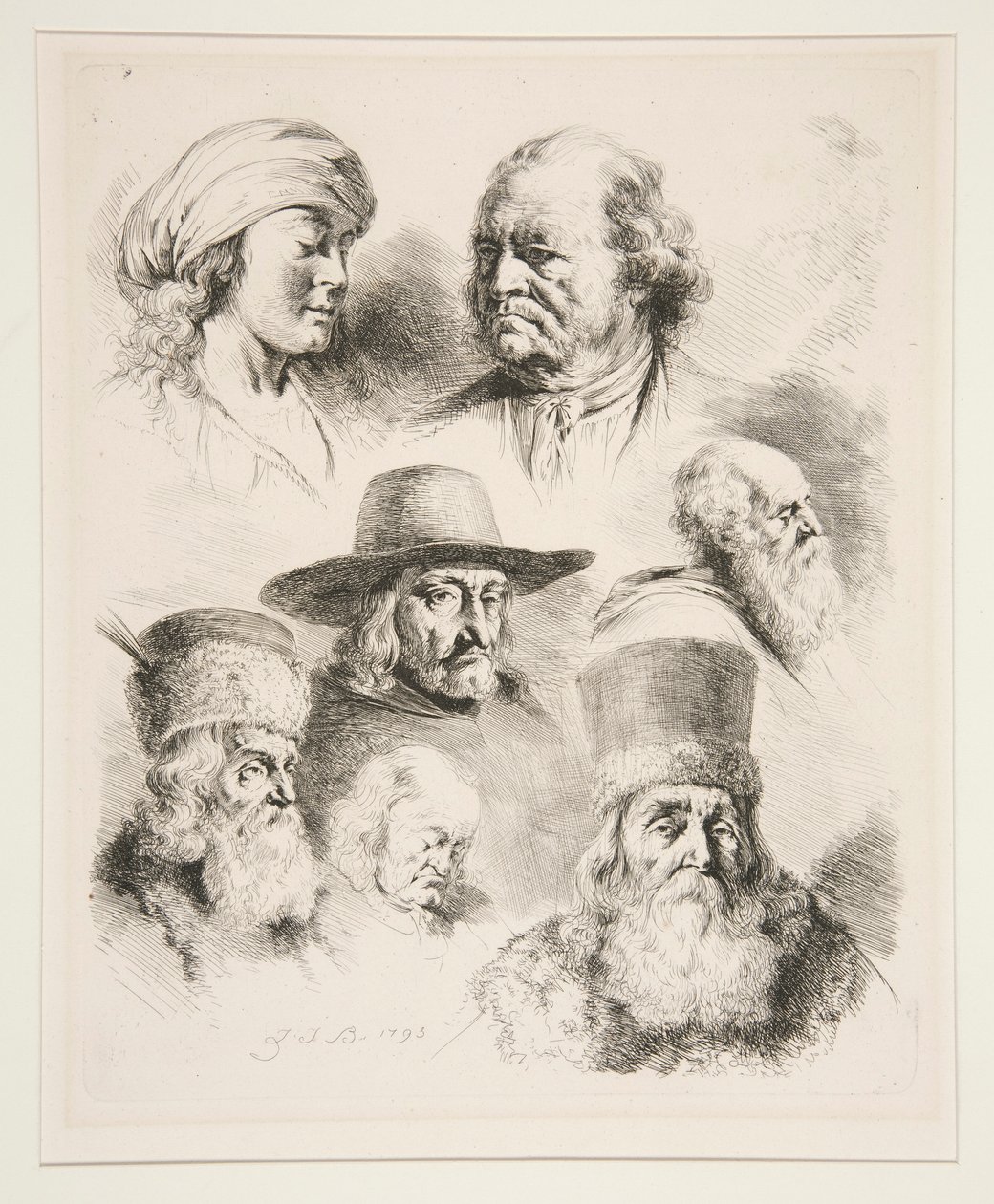 Hét portréfej alkotó: Jean Jacques de Boissieu