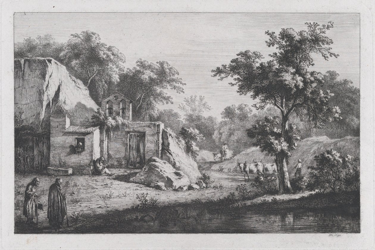 A kis Ermitázs, 1793. alkotó: Jean Jacques de Boissieu