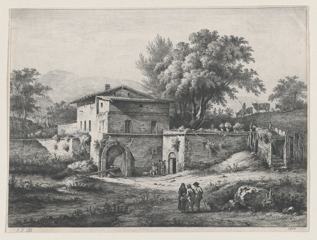 A kis oratórium, 1804. alkotó: Jean Jacques de Boissieu