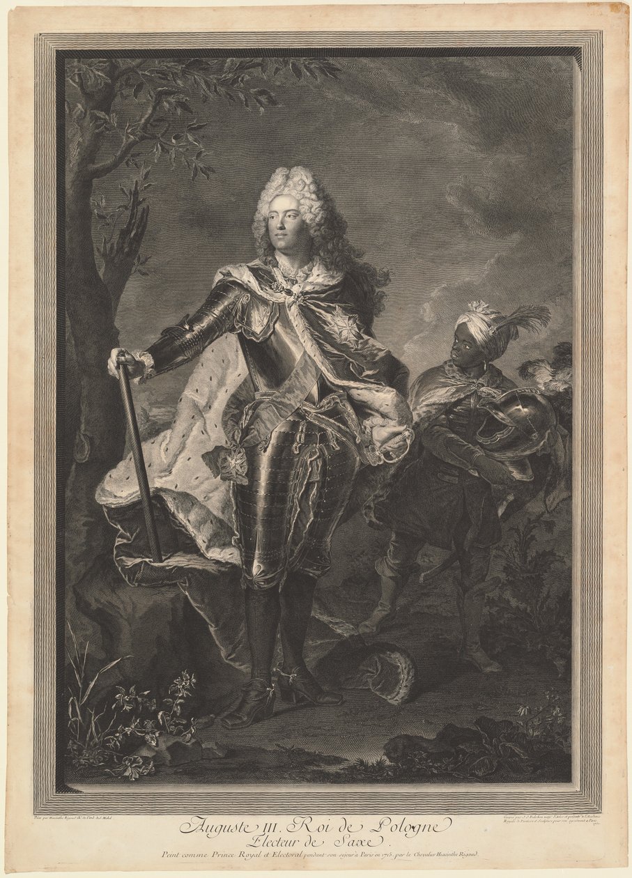 Augustus III. lengyel király alkotó: Jean Joseph Balechou after Hyacinthe Rigaud