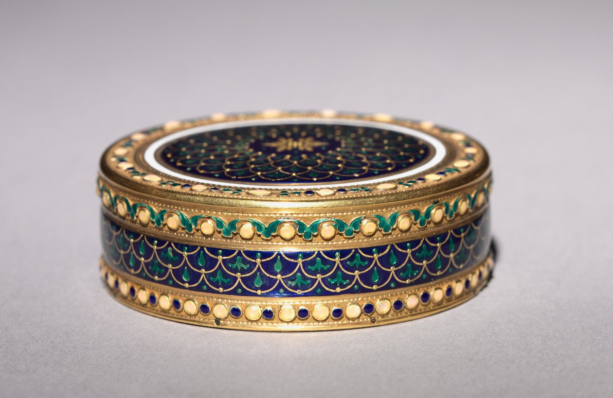 Kerekdoboz, 1779-80 alkotó: Jean Joseph Barrière