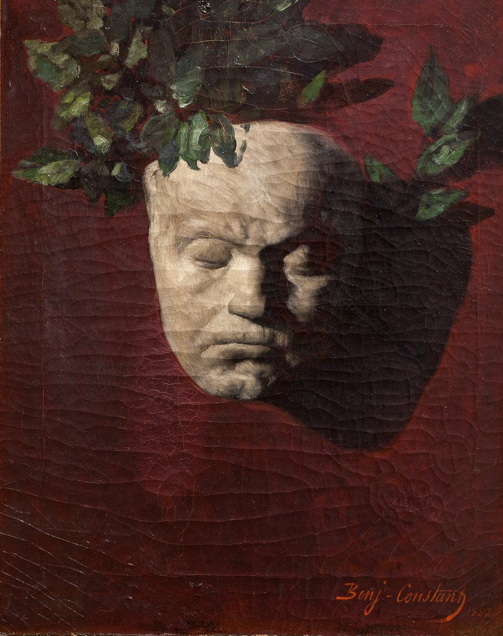 Beethoven halotti maszkja alkotó: Jean Joseph Benjamin Constant