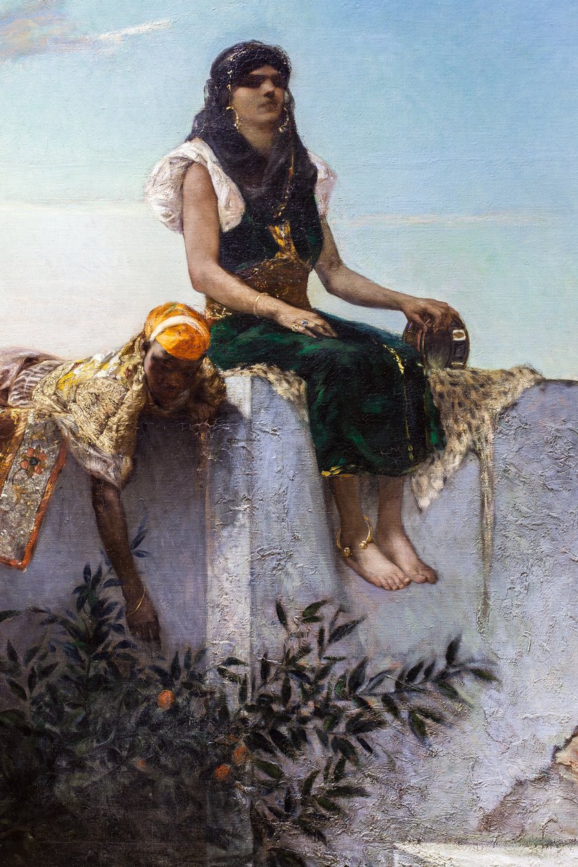 Este a teraszokon (Marokkó) alkotó: Jean Joseph Benjamin Constant