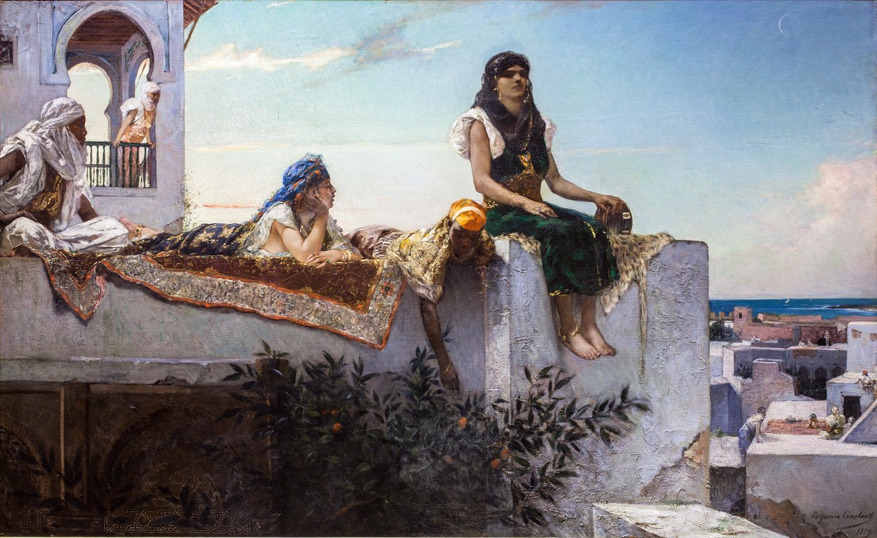 Este a teraszokon (Marokkó) alkotó: Jean Joseph Benjamin Constant