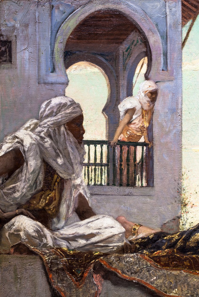 Este a teraszokon (Marokkó) alkotó: Jean Joseph Benjamin Constant