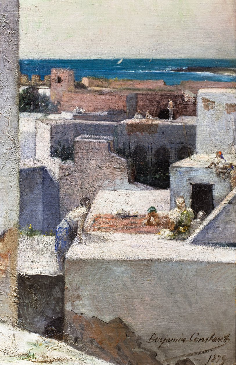 Este a teraszokon (Marokkó) alkotó: Jean Joseph Benjamin Constant