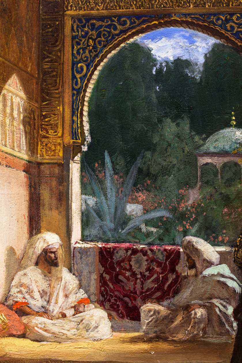 A szultán palotájában (részlet), dátum nélkül. (Olaj, vászon) alkotó: Jean Joseph Benjamin Constant