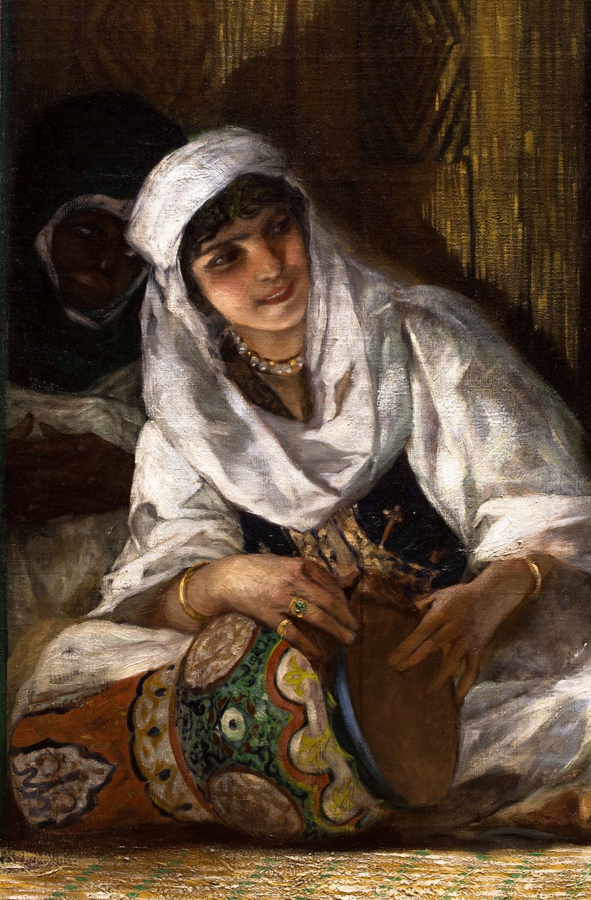 Egy hárem belseje Marokkóban (részlet) alkotó: Jean Joseph Benjamin Constant
