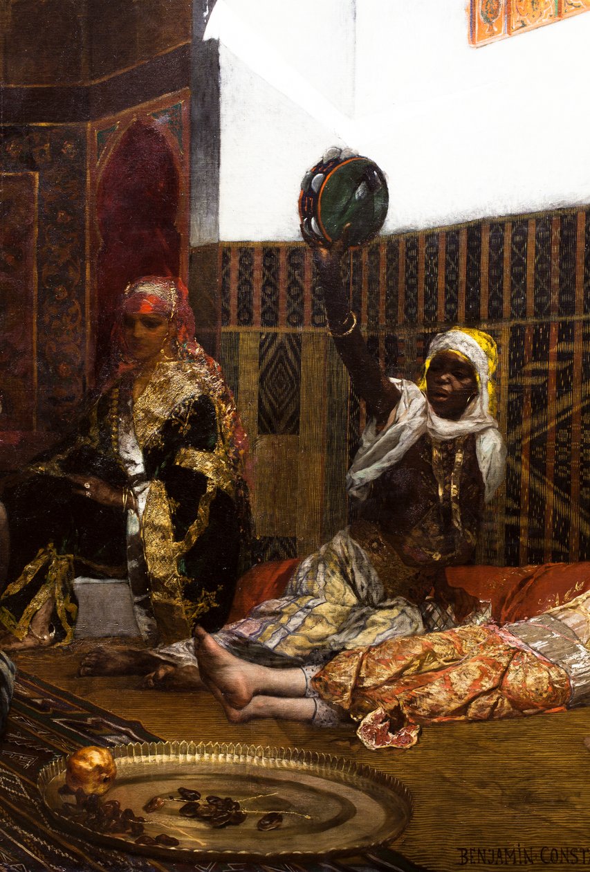 Egy hárem belseje Marokkóban (részlet) alkotó: Jean Joseph Benjamin Constant