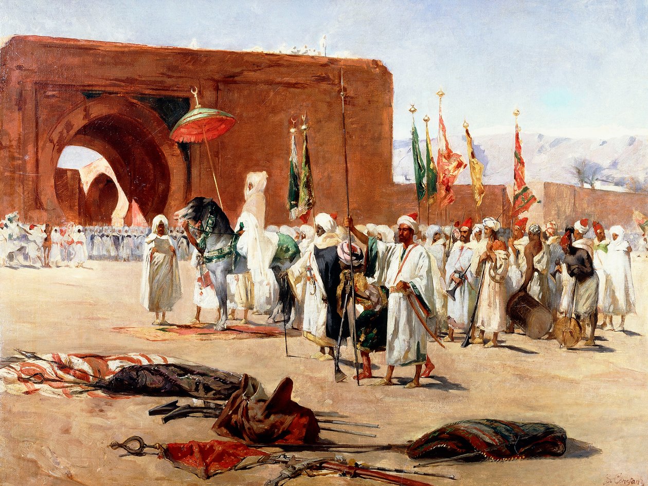 Mór körmenet, alkotó: Jean Joseph Benjamin Constant