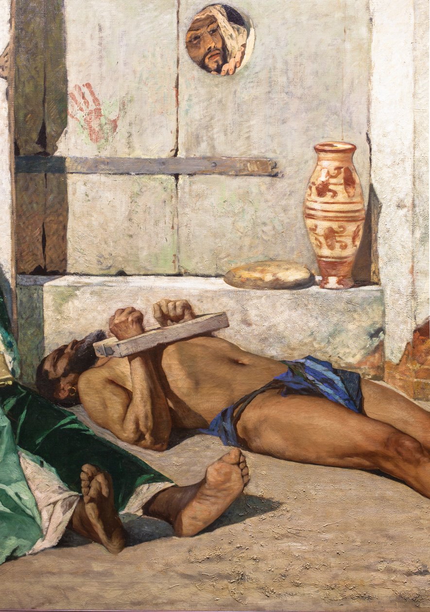 Marokkói foglyok (részlet) alkotó: Jean Joseph Benjamin Constant
