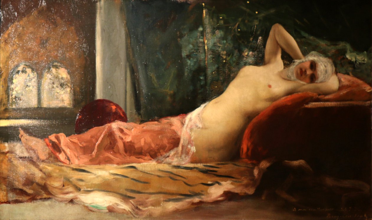 Odaliszk. alkotó: Jean Joseph Benjamin Constant