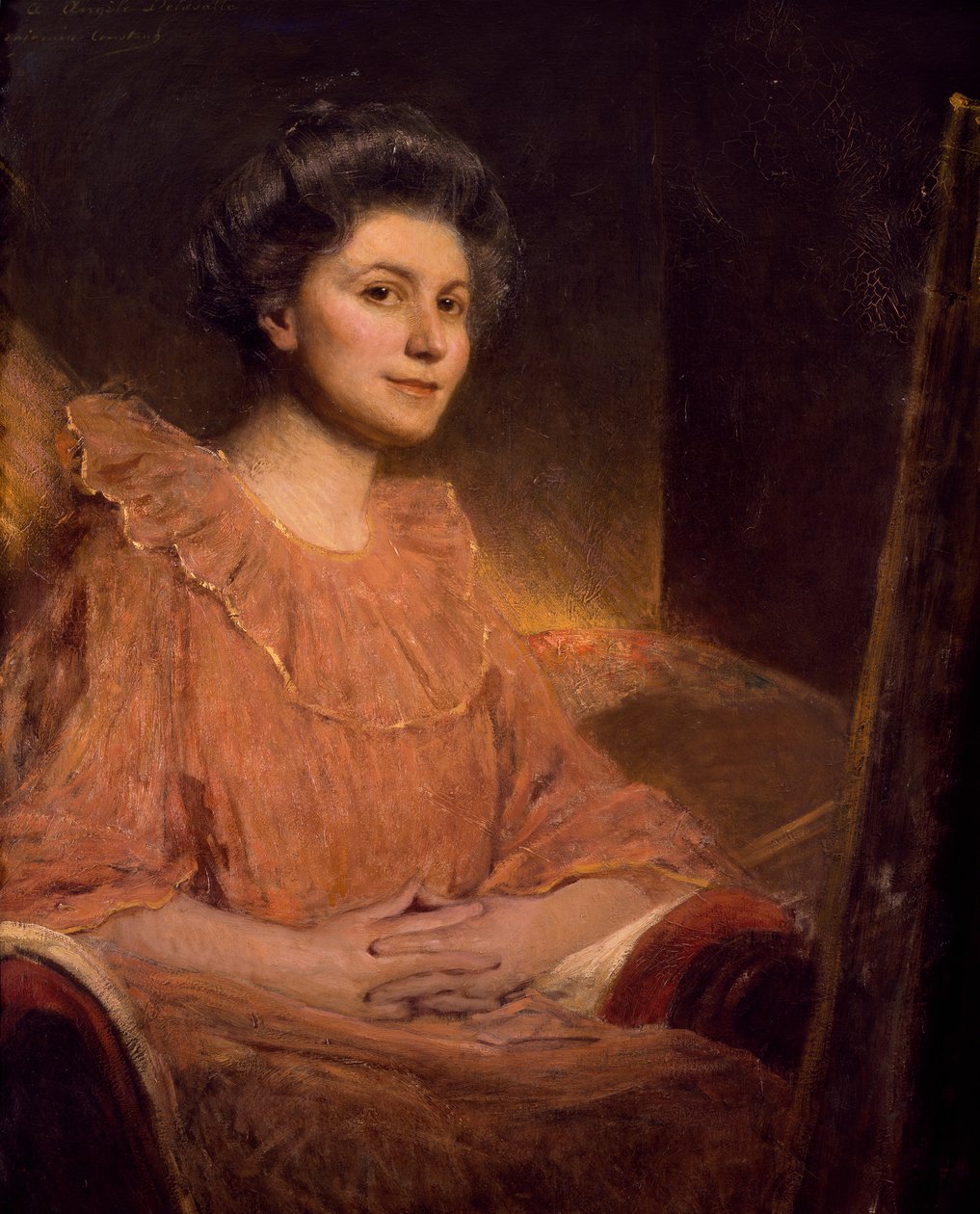 Angele Delasalle portréja, Jean Joseph Benjamin Constant (1845-1902) alkotó: Jean Joseph Benjamin Constant