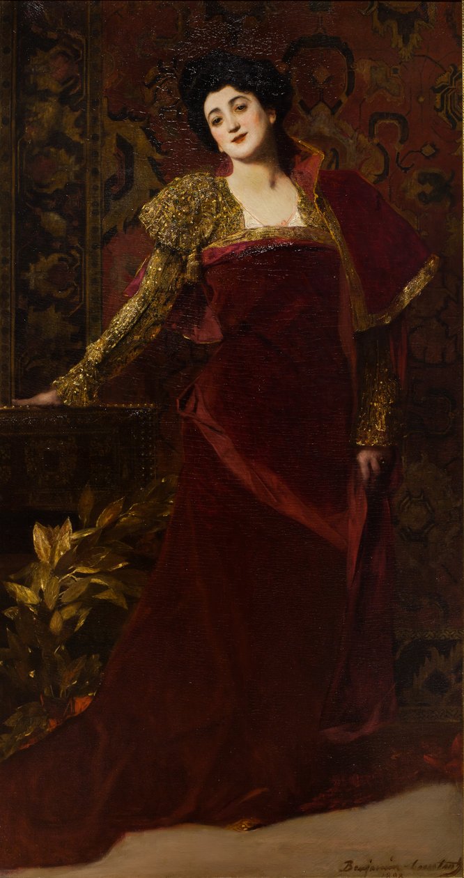 Emma Calve portréja alkotó: Jean Joseph Benjamin Constant