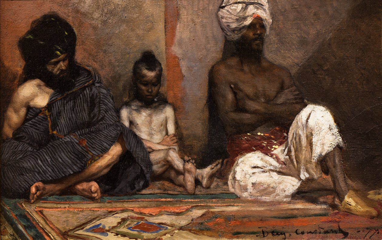 Ülő arabok alkotó: Jean Joseph Benjamin Constant