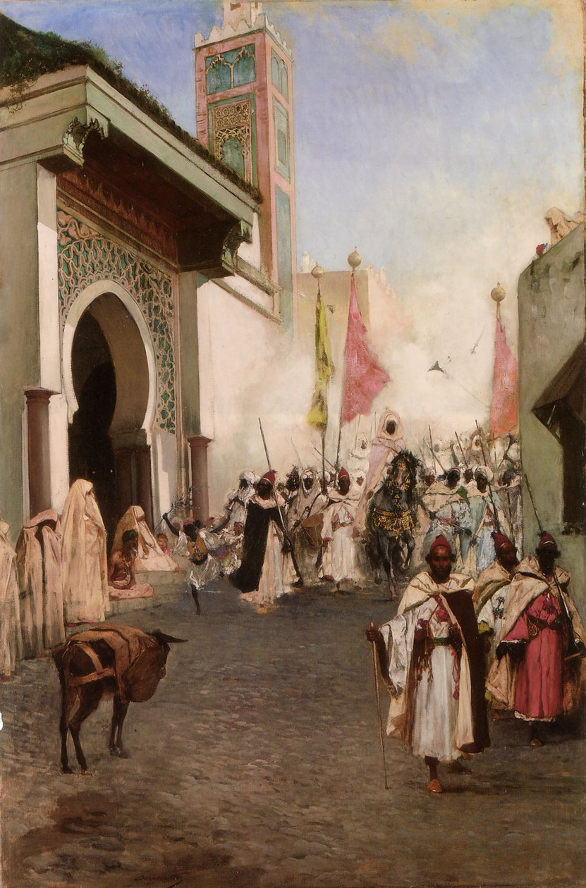 II. Mahomet belépése Konstantinápolyba (olaj, vászon) alkotó: Jean Joseph Benjamin Constant