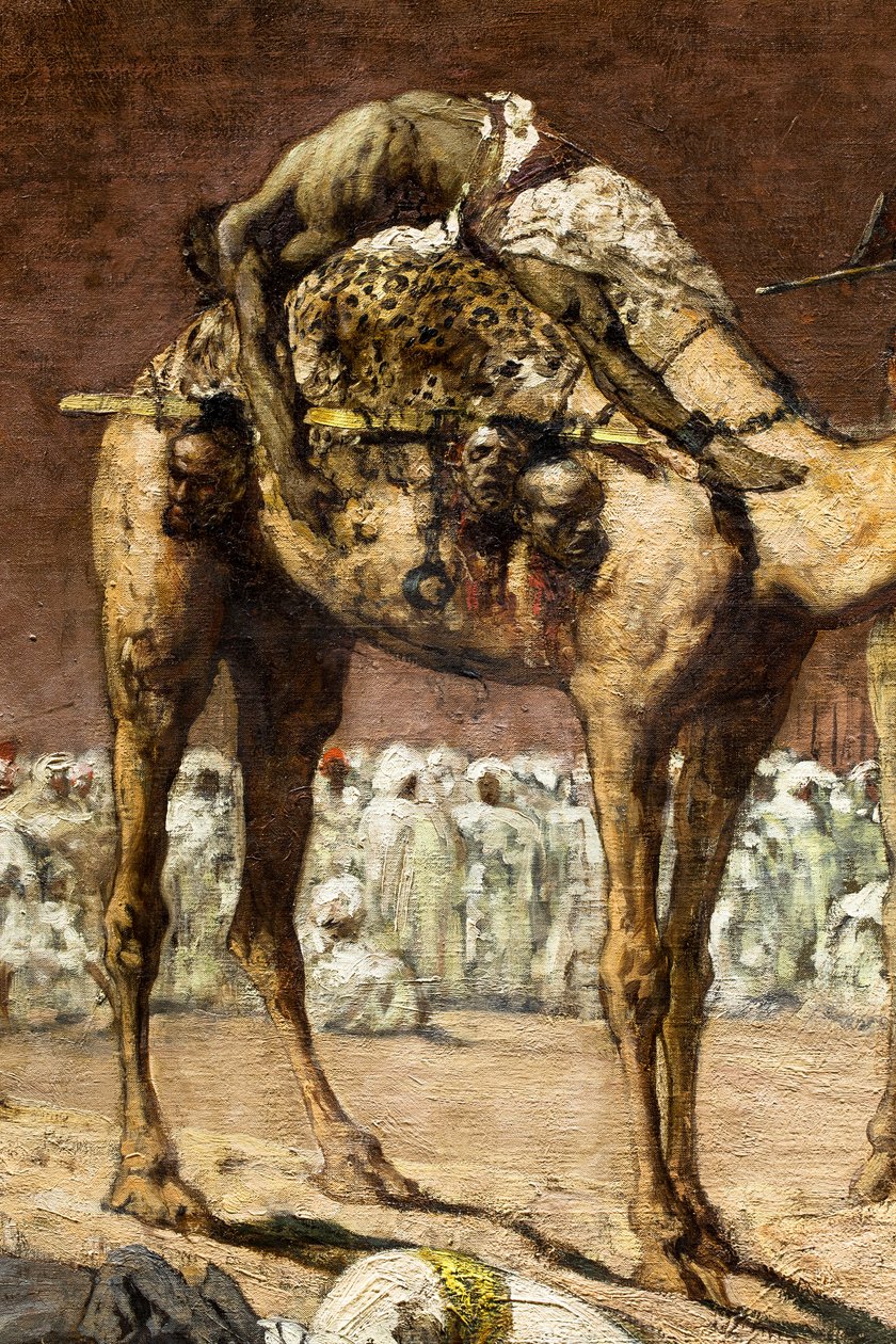 Az utolsó lázadók, marokkói történelmi jelenet (részlet) alkotó: Jean Joseph Benjamin Constant