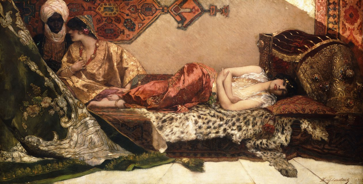 Odalisque, 1882 alkotó: Jean Joseph Benjamin Constant