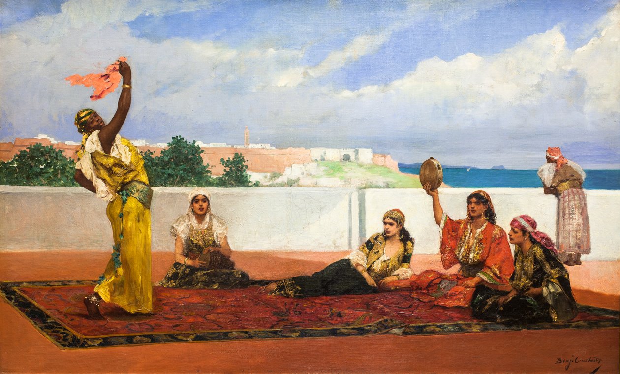 A kendőtánc, 1880 körül (olaj, vászon) alkotó: Jean Joseph Benjamin Constant