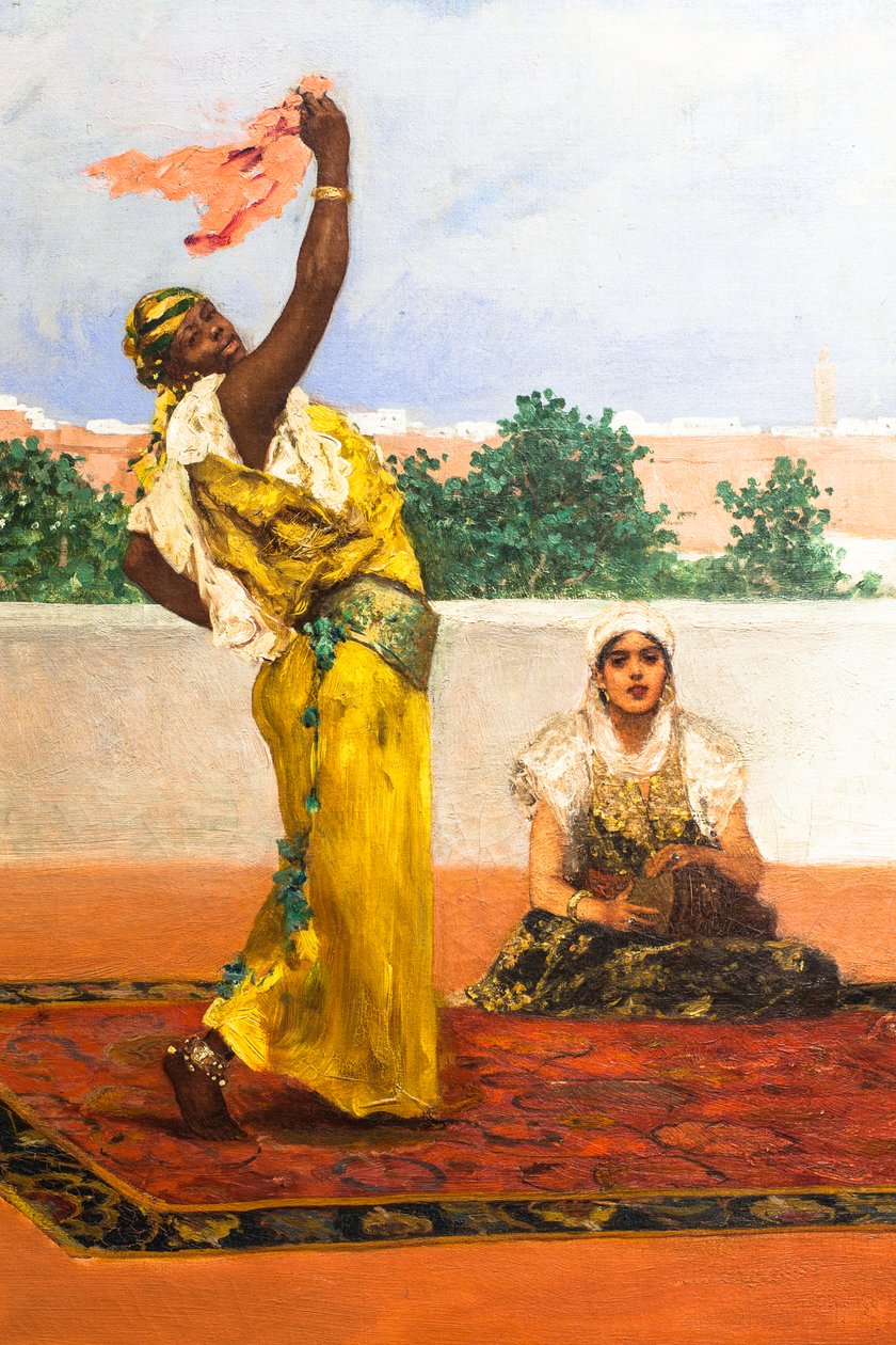 A kendőtánc, 1880 körül (olaj, vászon) alkotó: Jean Joseph Benjamin Constant