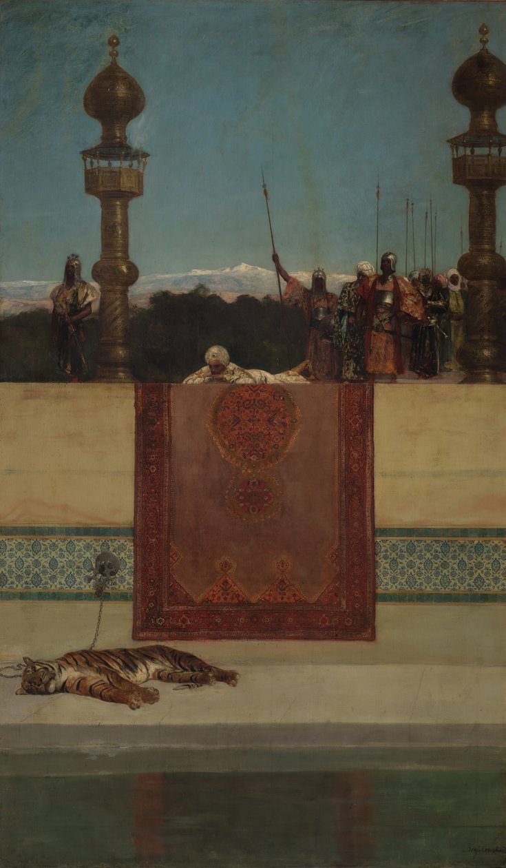 A Sultans Tigris. alkotó: Jean Joseph Benjamin Constant