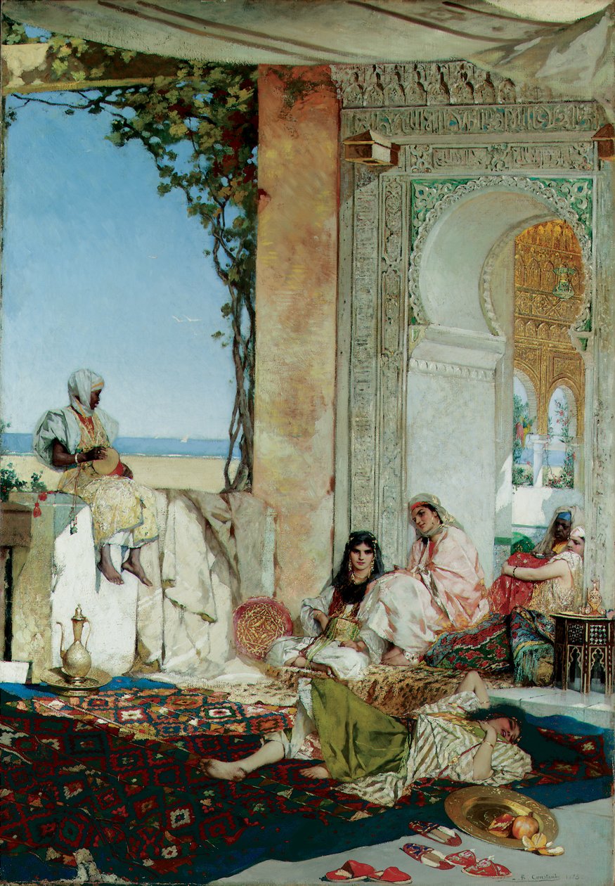 Egy hárem asszonyai Marokkóban, 1875 alkotó: Jean Joseph Benjamin Constant