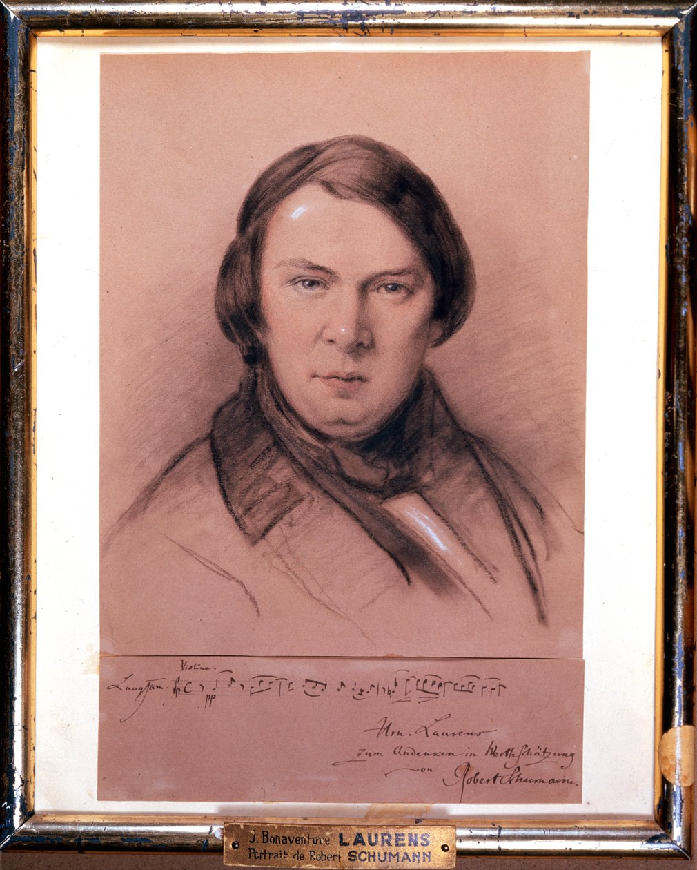 Robert Schumann német zeneszerző, 19. század közepe alkotó: Jean Joseph Bonaventure Laurens