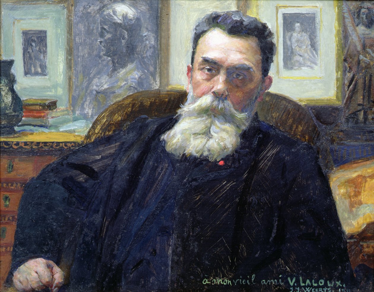 Victor A. Laloux (1850-1937) portréja 1911 alkotó: Jean Joseph Weerts