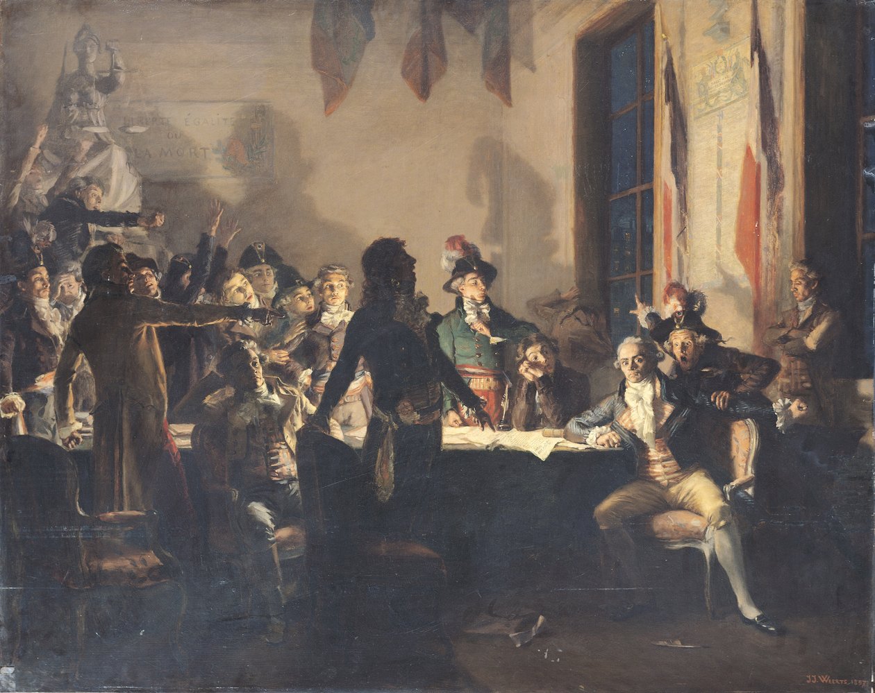 8. és 9. Thermidor éjszakája, 1794. július 27. és 28. között alkotó: Jean Joseph Weerts