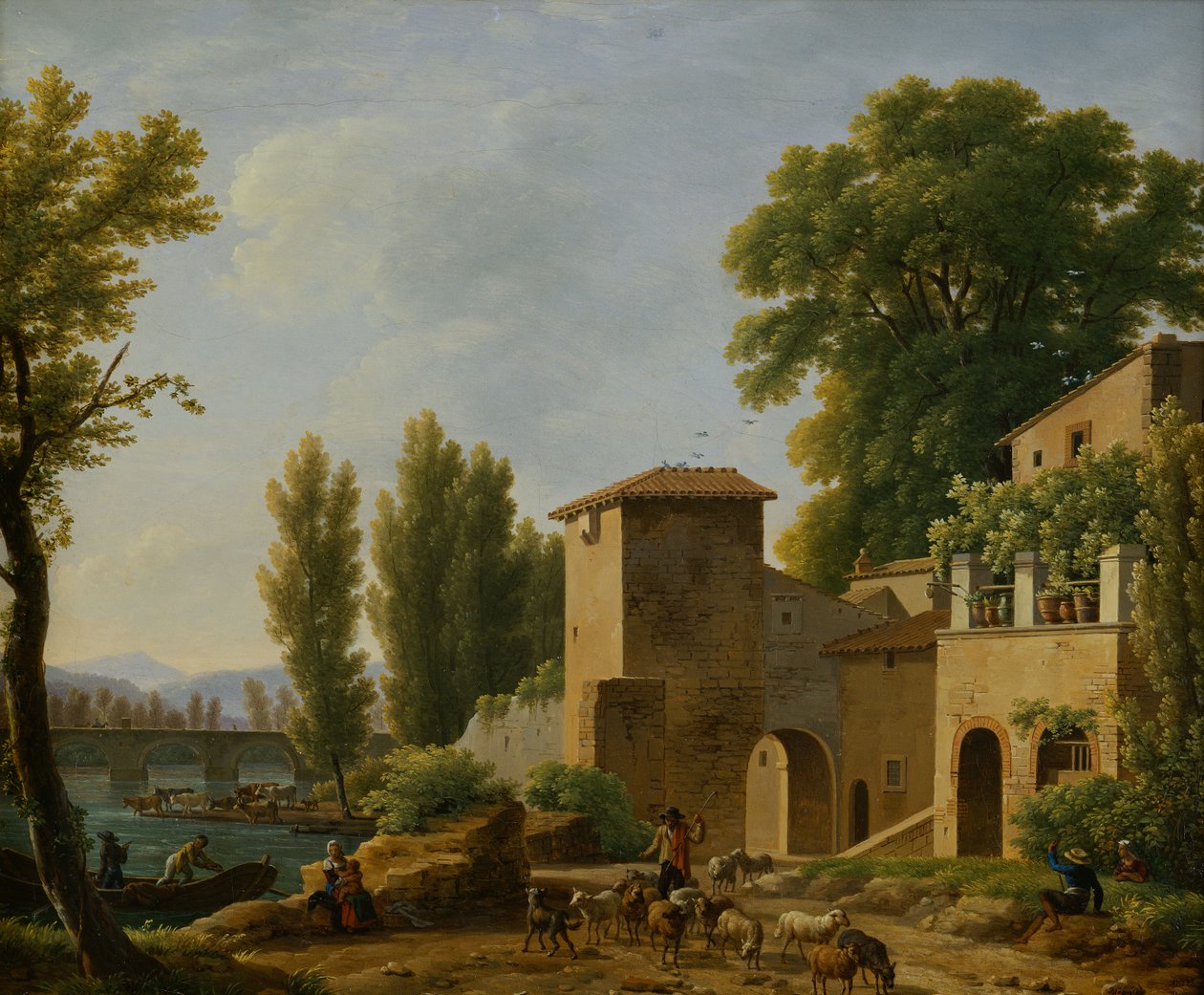 Tájkép, 1822 alkotó: Jean Joseph Xavier Bidauld