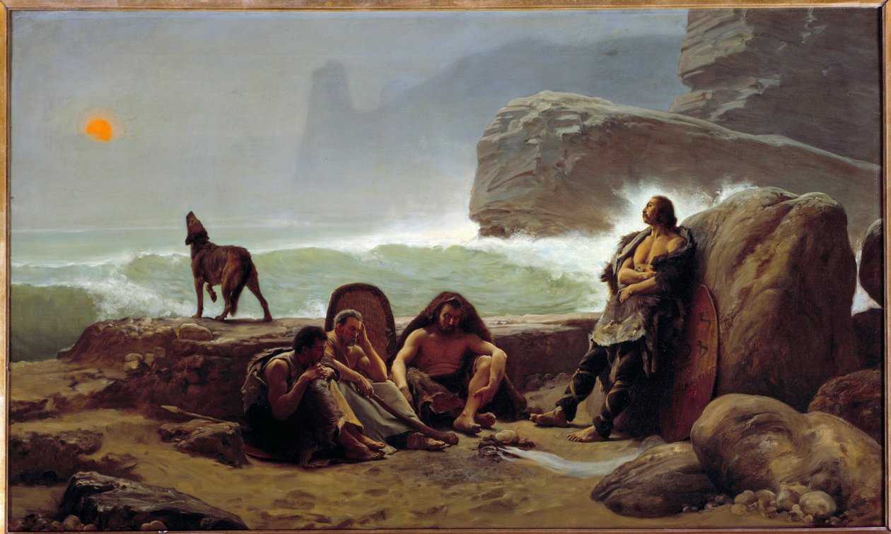 Gall odds-őrök. Jean Jules Antoine Lecomte Du Nouy (1842-1923) festménye alkotó: Jean Jules Antoine Lecomte du Nouy