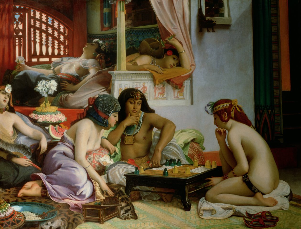 A Háremben alkotó: Jean Jules Antoine Lecomte du Nouy